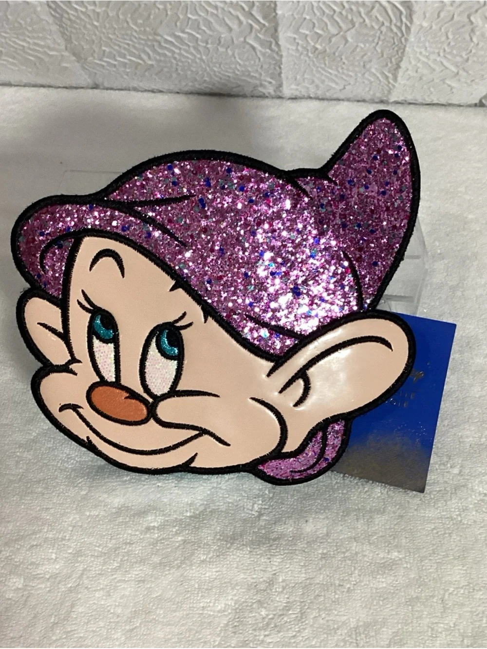 Danielle Nicole Disney Snow White Glitter Dopey Dwarf Kitsch Crossbody Bag READ